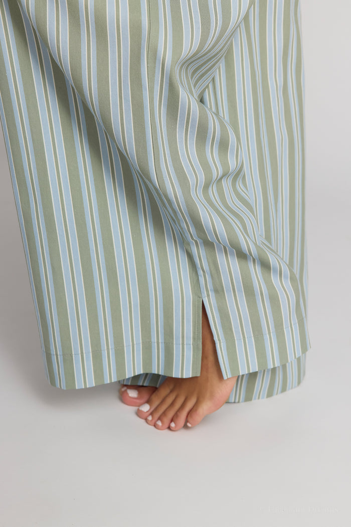 Cotton Printed Pants | Sky and Sage