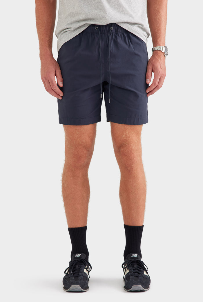 Cotton Stretch Short - Navy