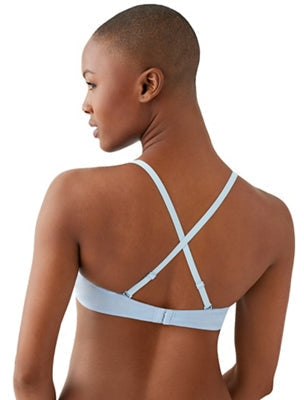 Cotton To A Tee Plunge T-Shirt Bra: White