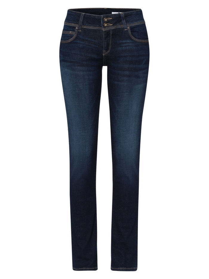 CROSS JEANS - LOIE, Straight Fit, Low-Waist, Dark Blue