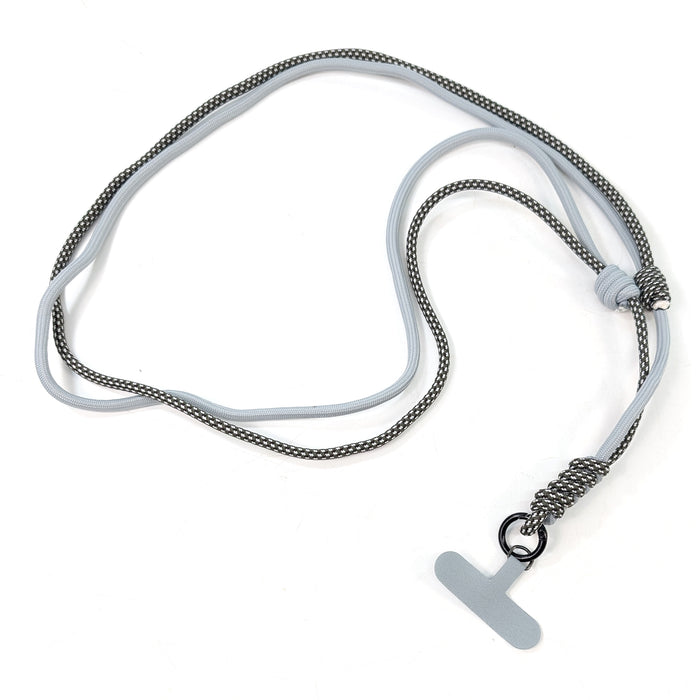 Crossbody Double Adjustable Phone Strap - Grey