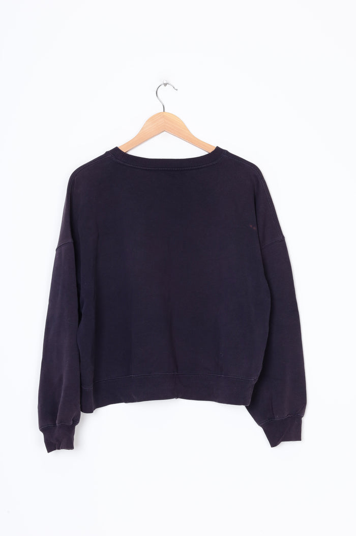 Decjuba Womens Blue Sweatshirt Size M