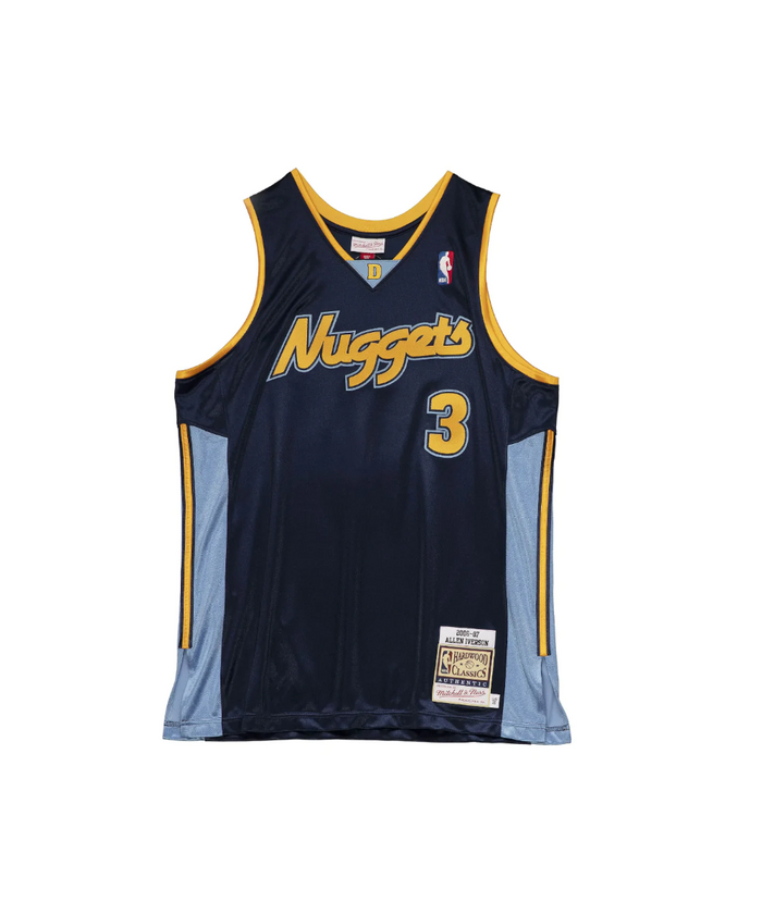 Denver Nuggets Allen Iverson 2006-07 Road Authentic Swingman Jersey