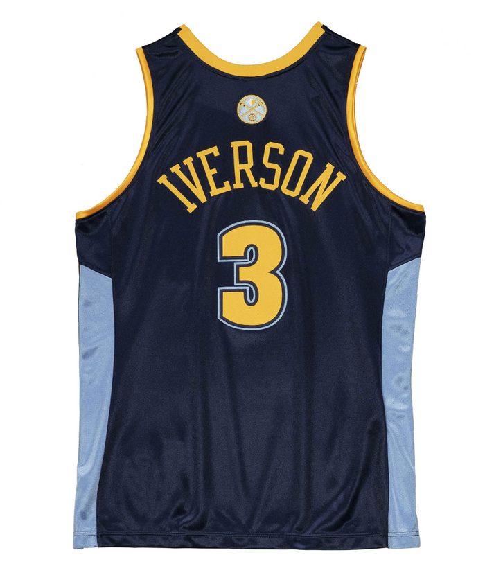 Denver Nuggets Allen Iverson 2006-07 Road Authentic Swingman Jersey