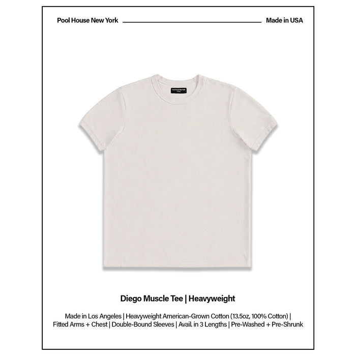 Diego Muscle Tee | Heavyweight | 13.5oz T-Shirt Natural Cream