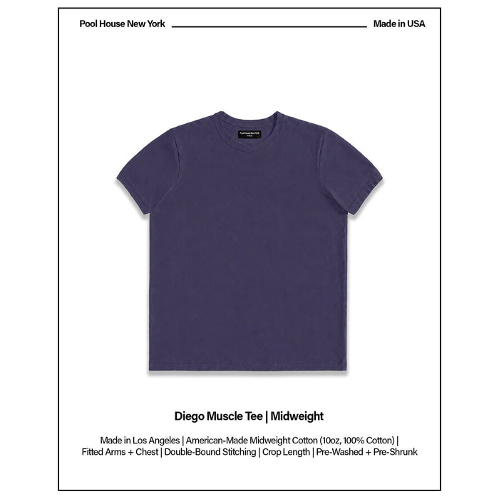 Diego Muscle Tee T-Shirt Vintage Purple II