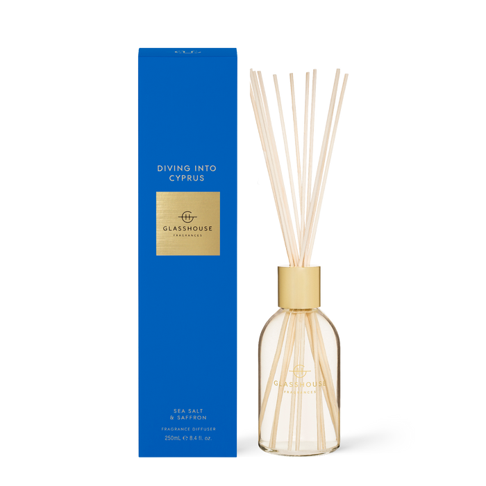 Glasshouse Diving into Cyprus 8.4 oz Fragrance Diffuser