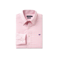 Dyer Performance Gingham Dress Shirt: Camelia & Wharf Purple