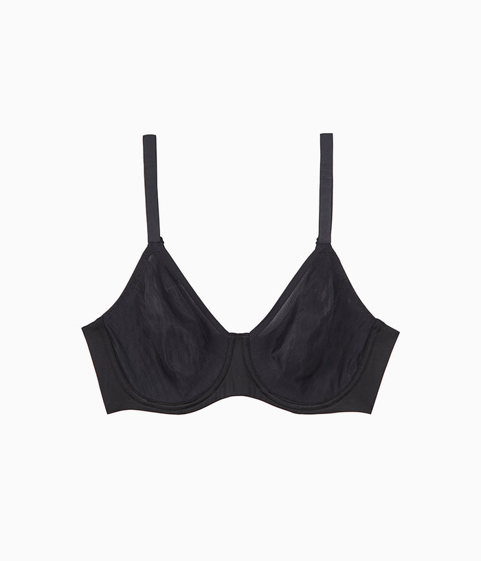 Elevated Allure Underwire Bra: Black