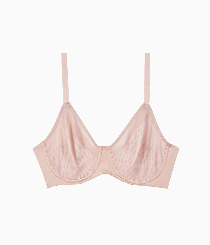 Elevated Allure Underwire Bra: Rose Dust