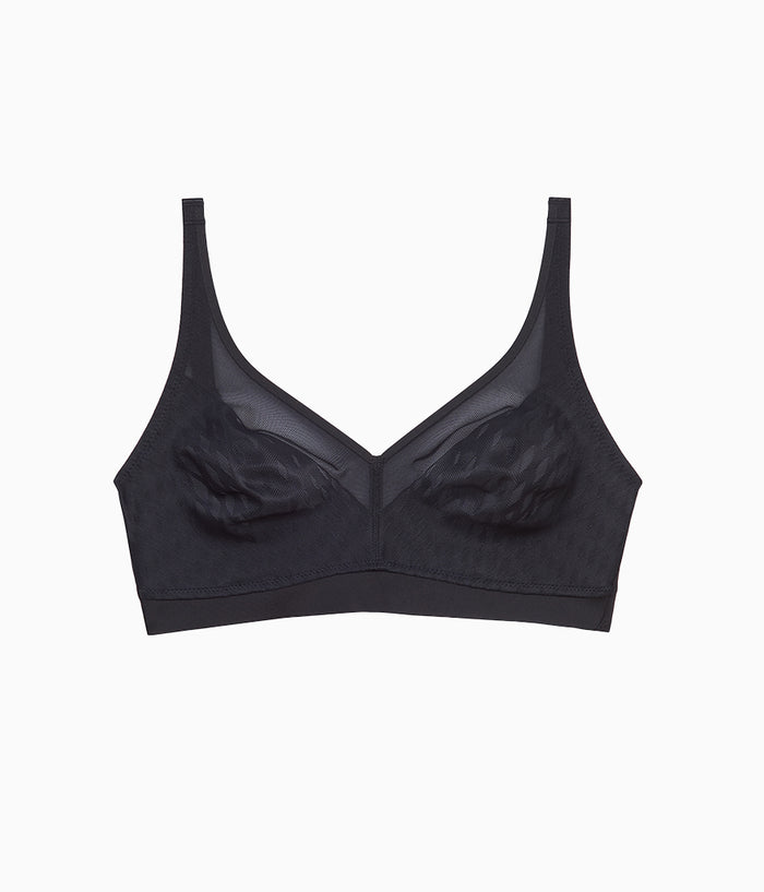 Elevated Allure Wire Free Bra: Black