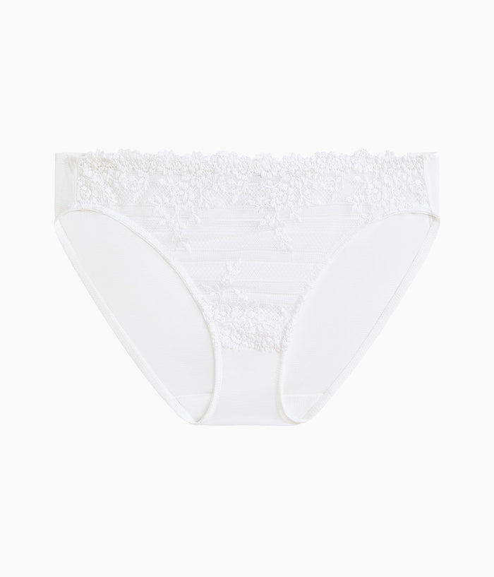 Embrace Lace® Bikini: Delicious White
