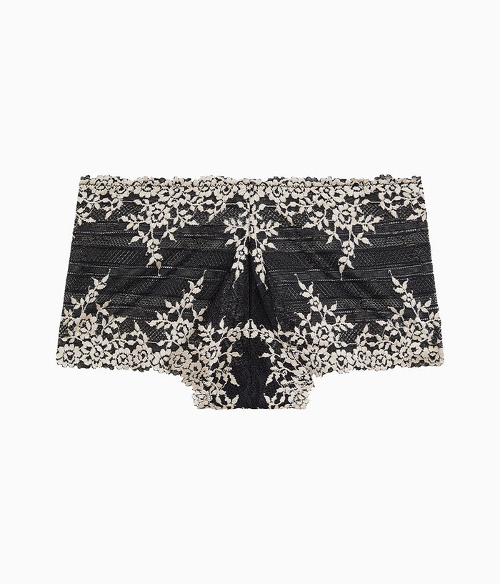 Embrace Lace® Boyshort: Black