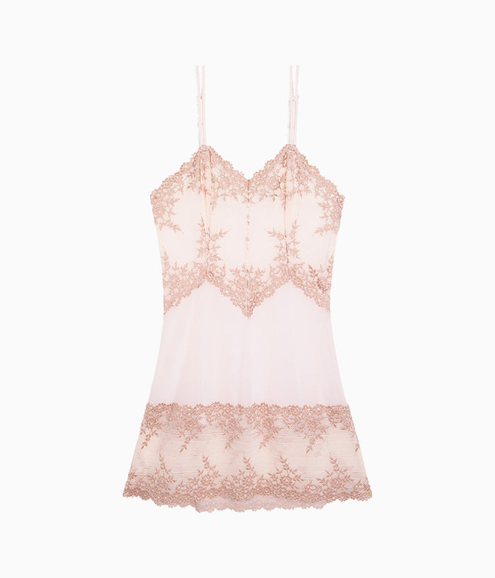 Embrace Lace® Chemise: Angel Wing/Rose Dust