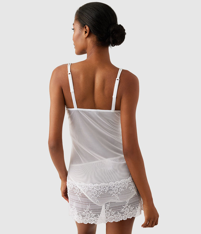 Embrace Lace® Chemise: Delicious White