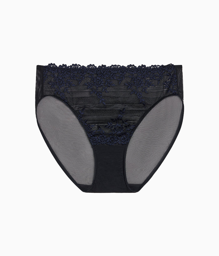 Embrace Lace® Hi-Cut: Black/Night Sky