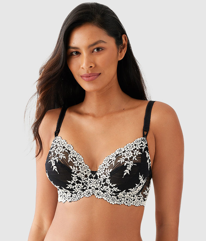 Embrace Lace®  Underwire Bra: Black
