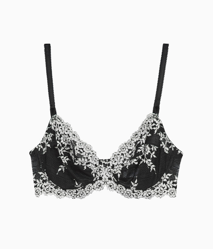 Embrace Lace®  Underwire Bra: Black