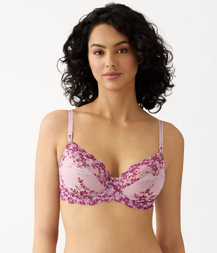 Embrace Lace®  Underwire Bra: Keepsake Lilac/Multi