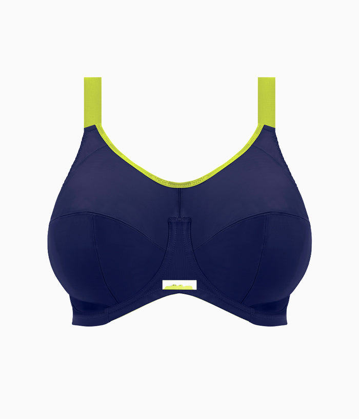 Energise Full Figure Underwire Sport Bra: Navy
