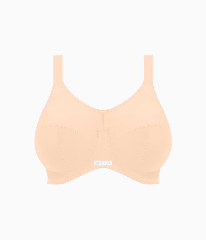 Energise Full Figure Underwire Sport Bra: Nude