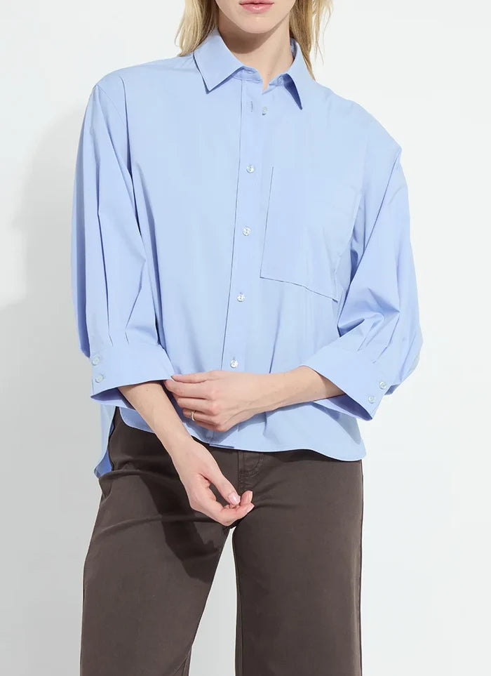 Enid Over Sized Cropped Shirt