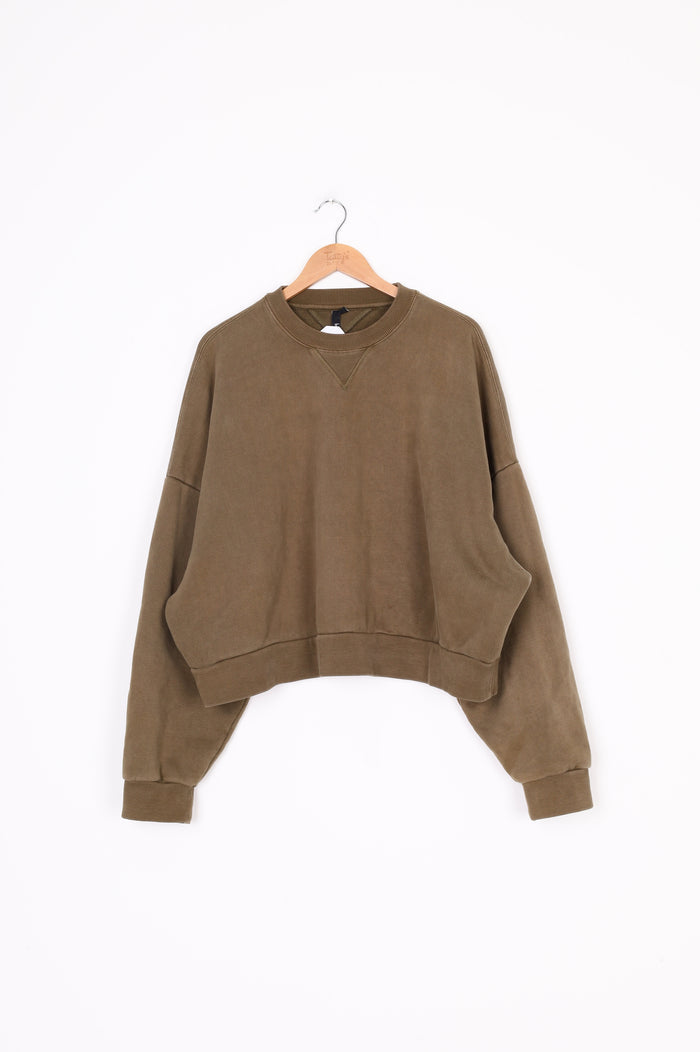 Entire Studios Womens Green Sweatshirt Size S