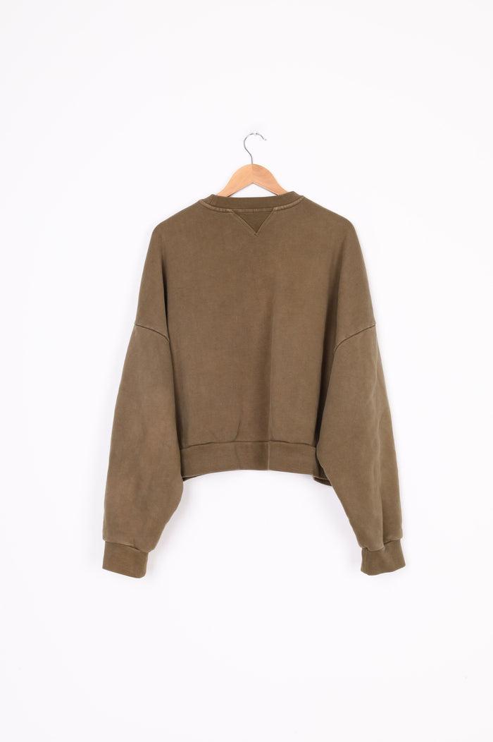 Entire Studios Womens Green Sweatshirt Size S