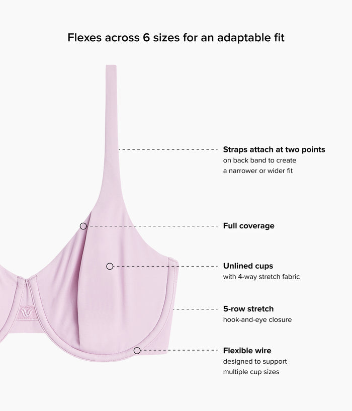Ever Flexing™ Underwire Bra: Keepsake Lilac