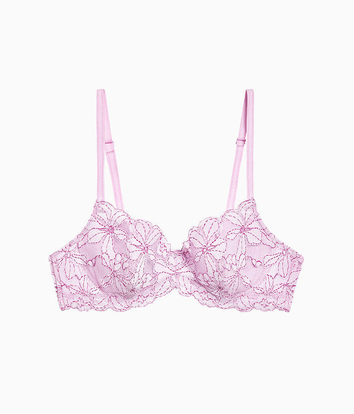 Feeling Famous Balconette Contour Bra: Pink Lavender/Very Berry