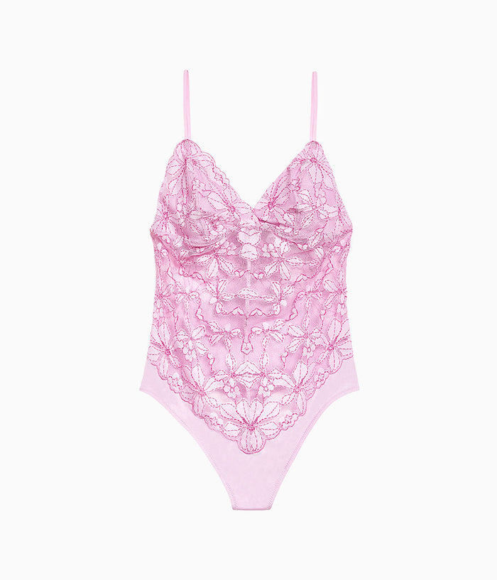Feeling Famous Bodysuit: Pink Lavender/Very Berry