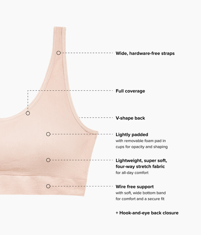 Feeling Flexible Bralette: Rose Dust