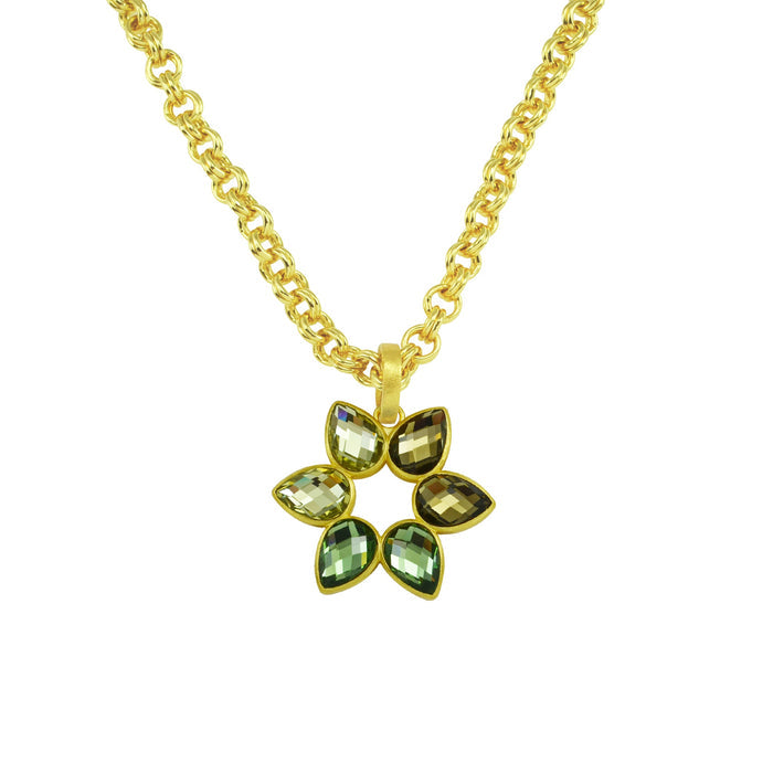 Betty Carre Fiori 6 Stone Necklace