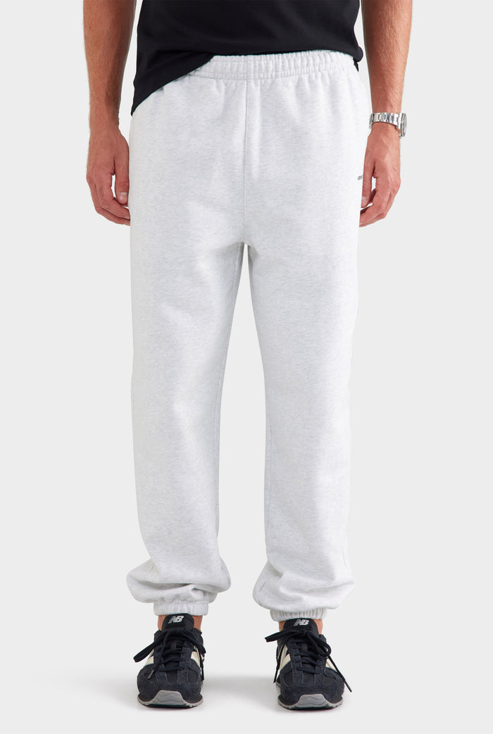 Fleece Track Pant - Light Grey Marl