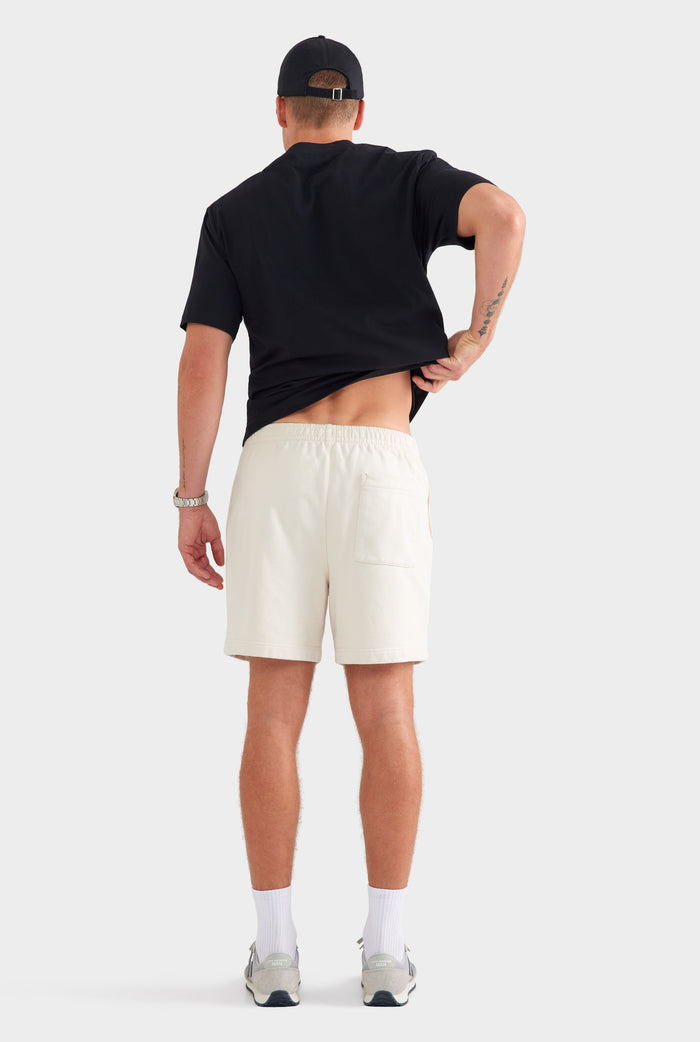 Fleece Track Short - Cream