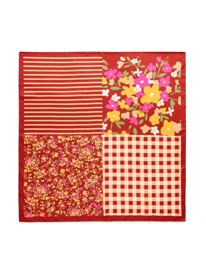 Floral Square Scarf