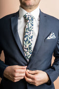Flowering Gum Navy Tie - Accessory - Peggy and Finn