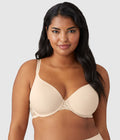 French Garden Seamless Underwire T-Shirt Bra: Sand