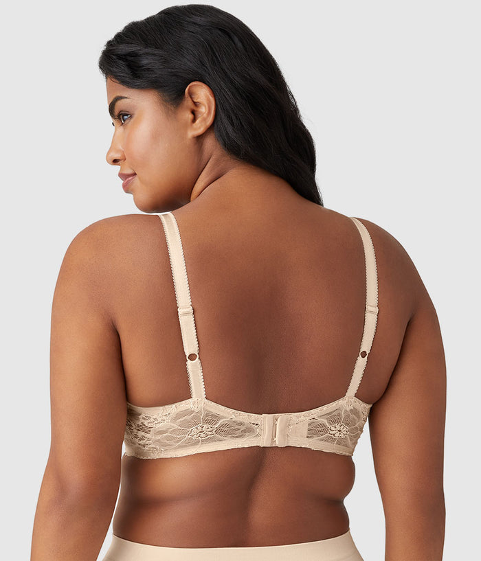 French Garden Seamless Underwire T-Shirt Bra: Sand