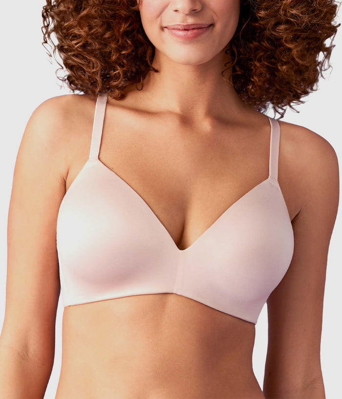 Future Foundation Wire Free T-Shirt Bra with Lace: Rose Smoke