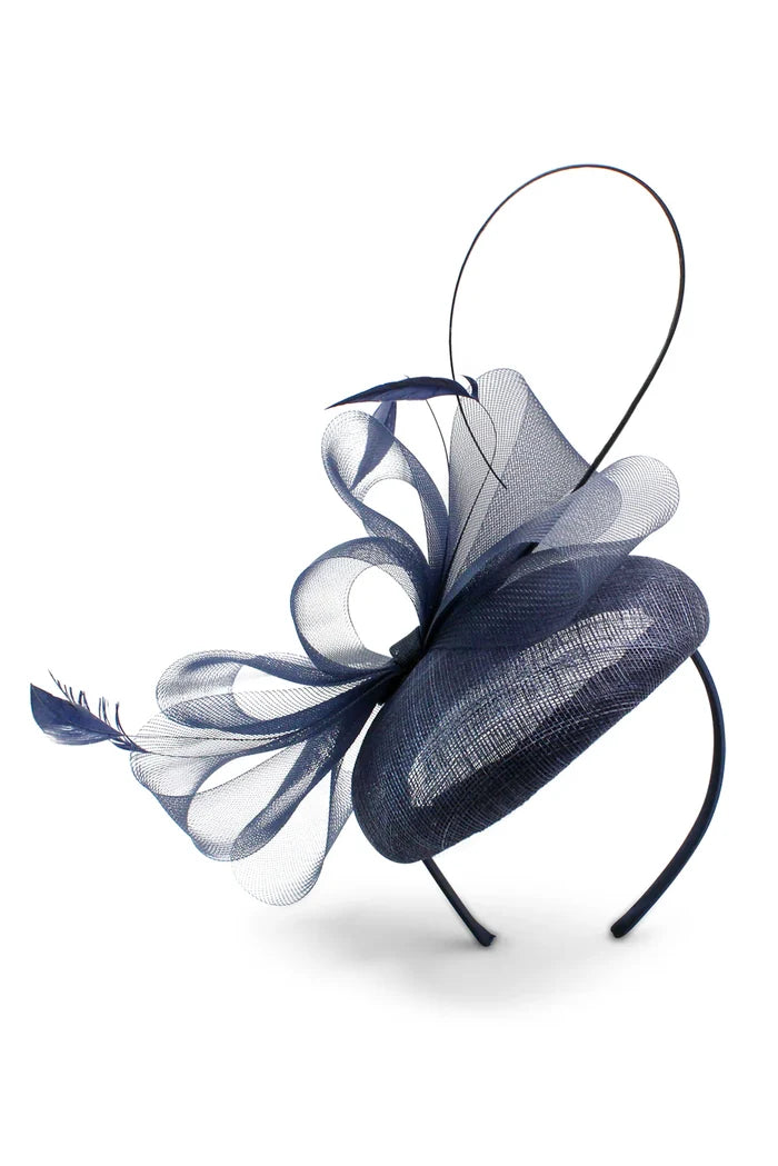 Gabriela Fascinator Navy - Accessory - Morgan and Taylor