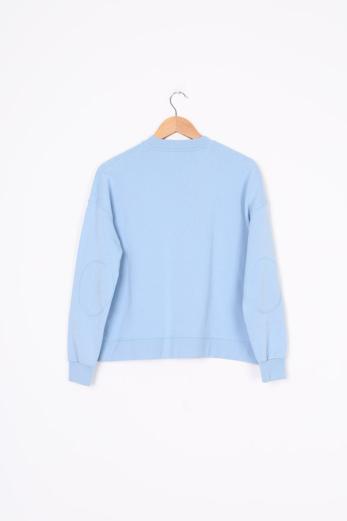 Ganni Womens Blue Sweatshirt Size XXS