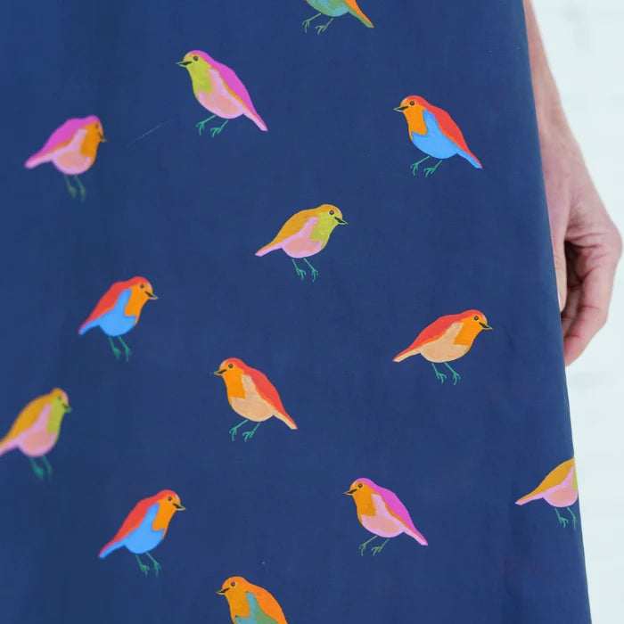 Georgia Bird Dress | Navy