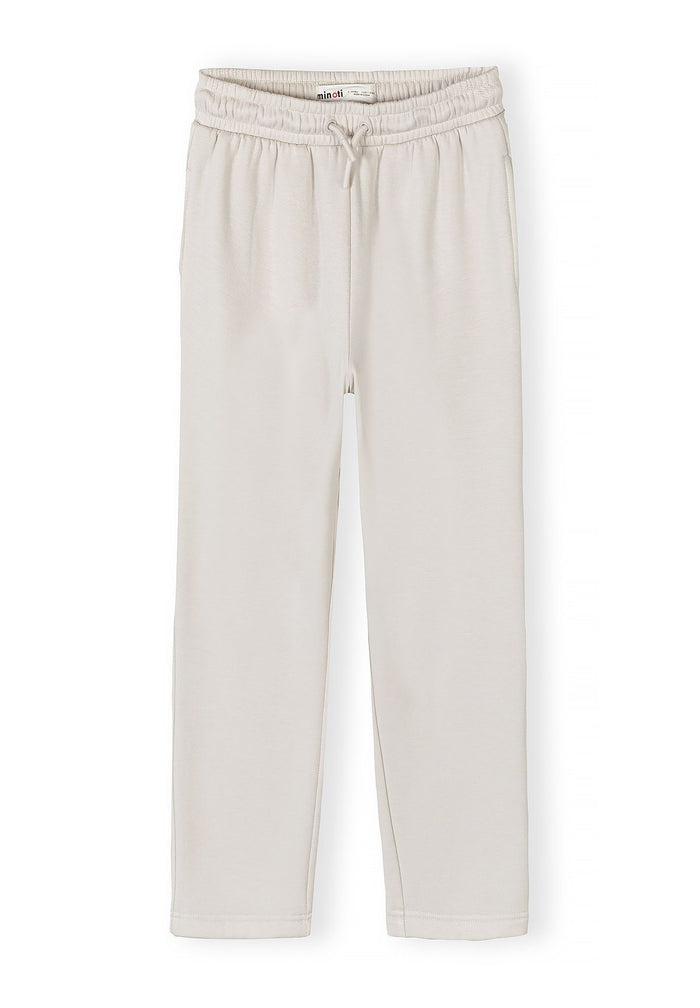 Wide Leg Joggers, Off White, Drawstring - 2