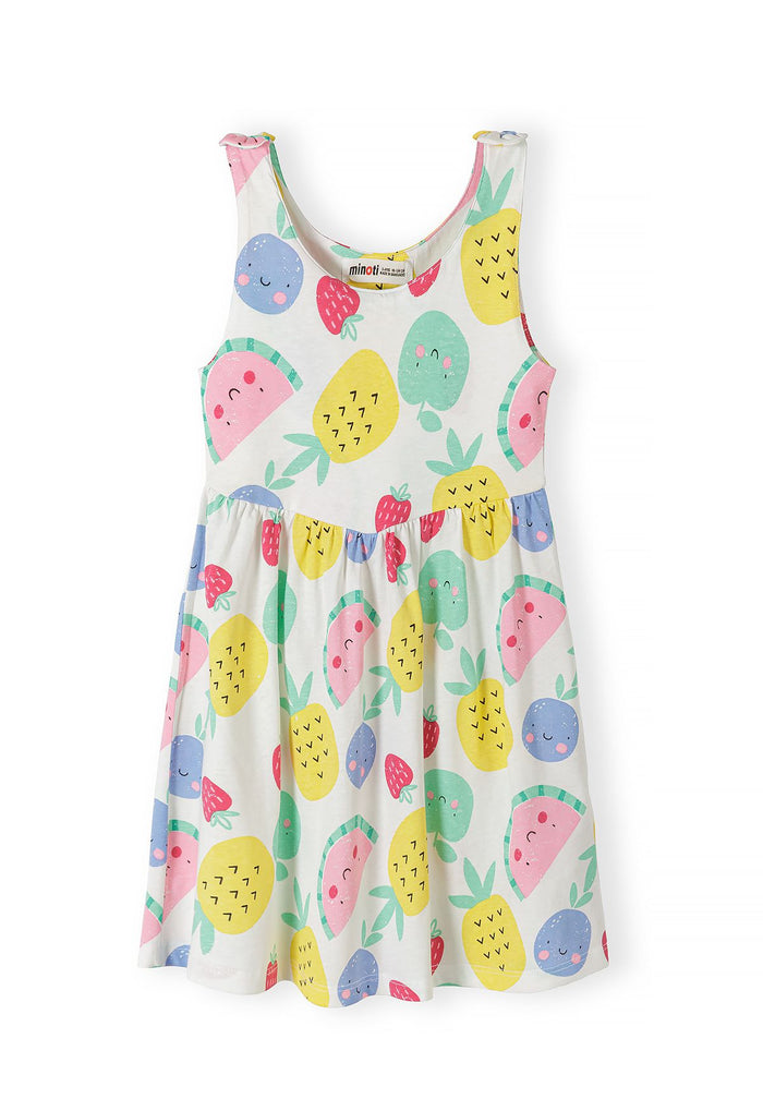 Sleeveless Dresses 3-Pack, Fruit Print, Pink Apricot - 2