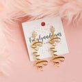 Gold Bling Bride Earring - Giftware - Honey Fawn