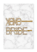 Gold Bride And Xoxo Hair Pins - Giftware - Weddingstar