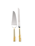 Gold Wedding Cake Knife And Server - Better Together - Giftware - Weddingstar