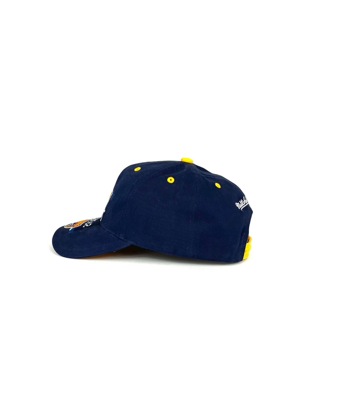 Golden State Warriors Mirrored DS Snapback Hat by Mitchell & Ness