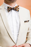 Grass Tree Nude Bow Tie - Accessory - Peggy and Finn